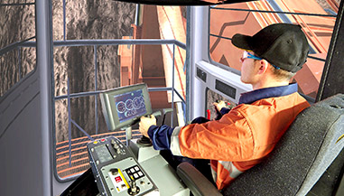 Simulator for Hitachi EX2500-6 Shovel/Excavator